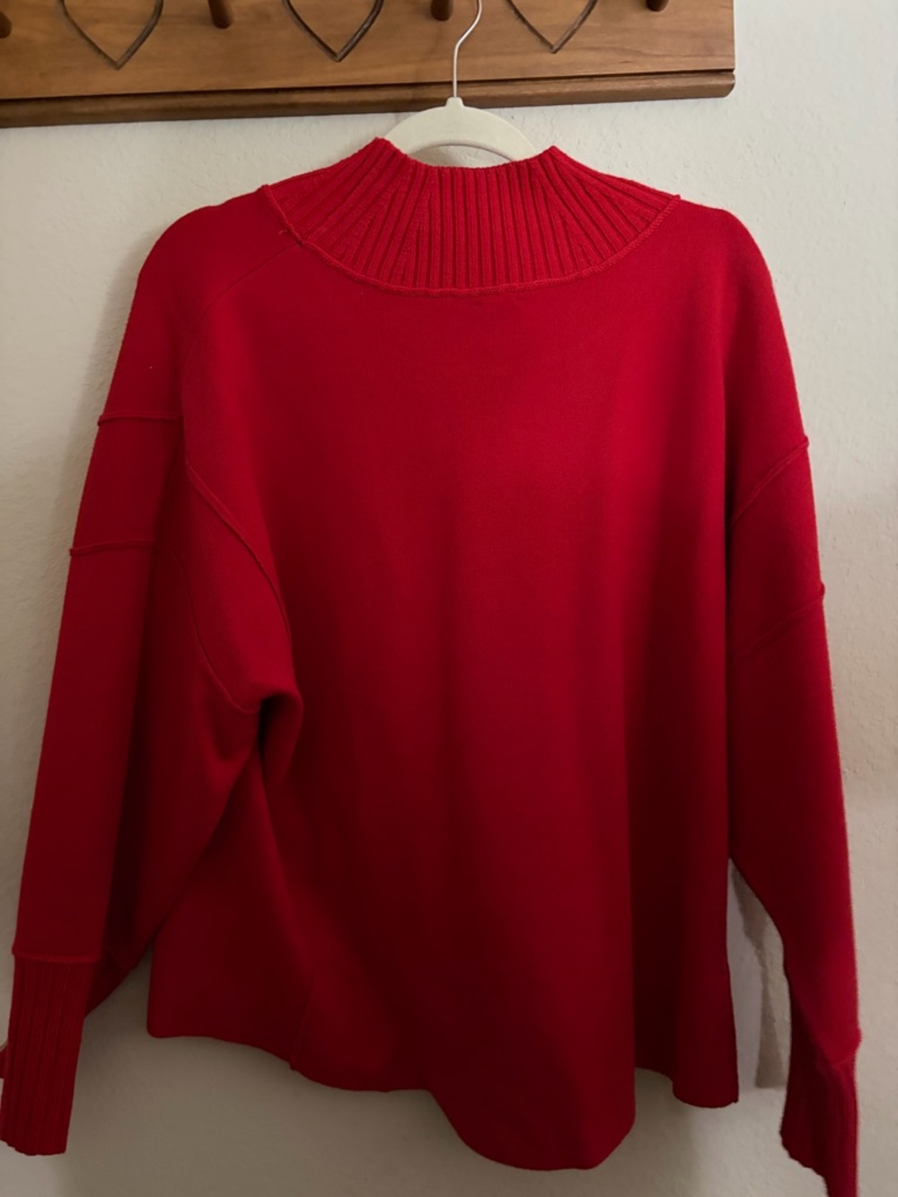 Anthropologie Maeve Red Turtleneck Sweater